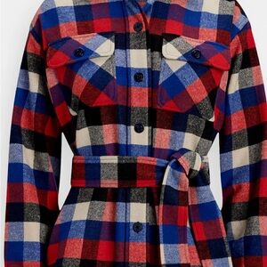 Lauren Ralph Lauren Red and Blue Checkered Jacket